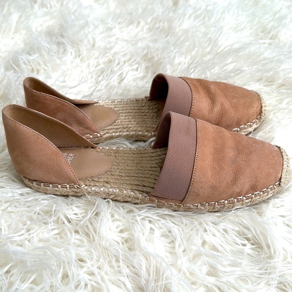 EILEEN FISHER espadrille suede leather flat - Picture 4 of 6